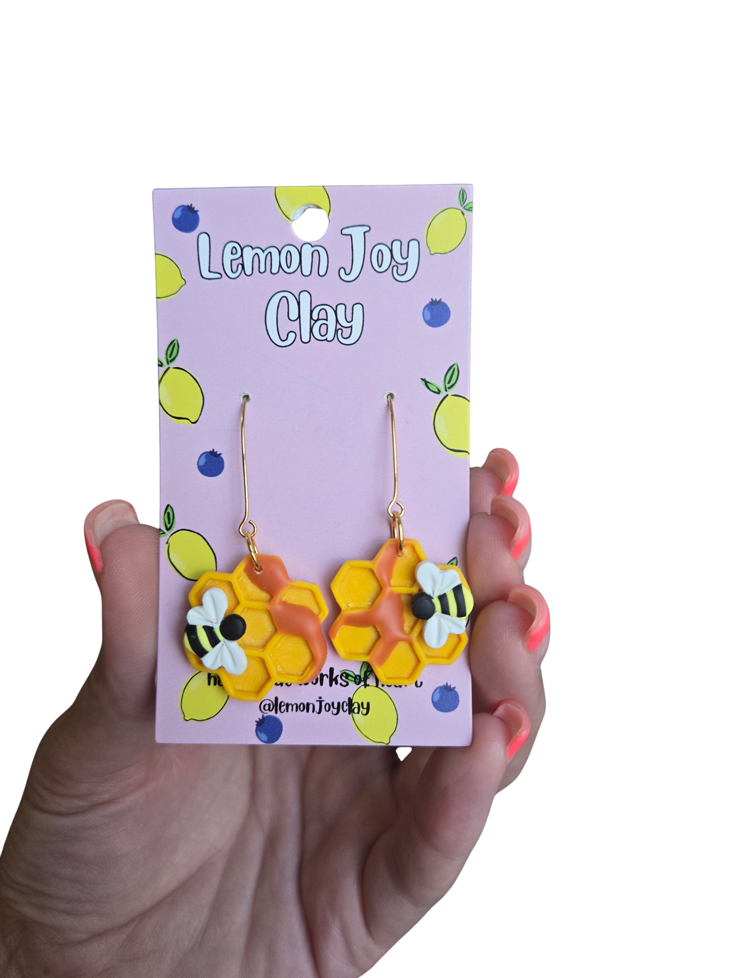 Bee & Honeycomb Dangles