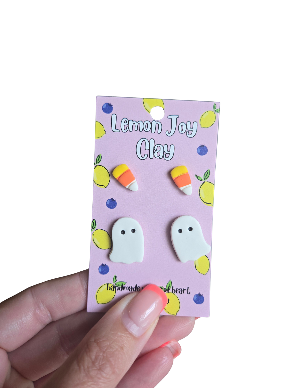 Candy Corn and Ghost Stud Pack