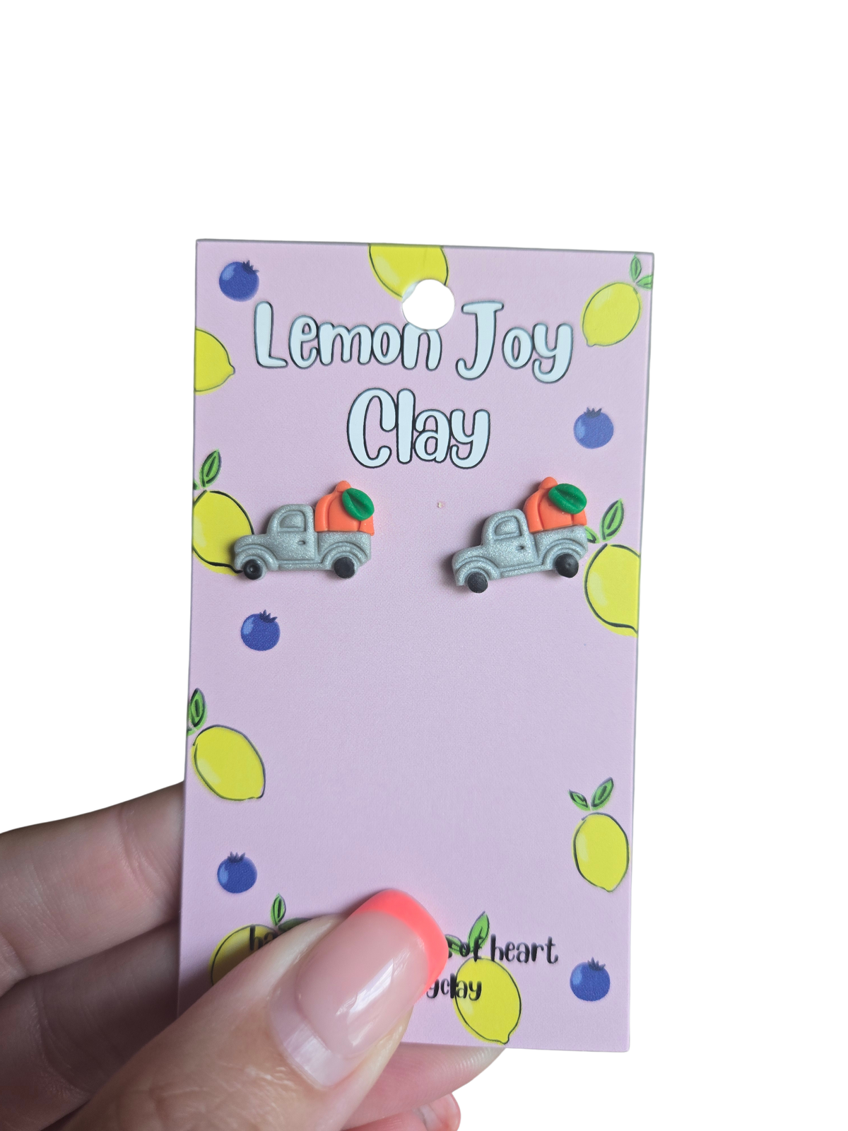 Gray Truck & Pumpkin Studs