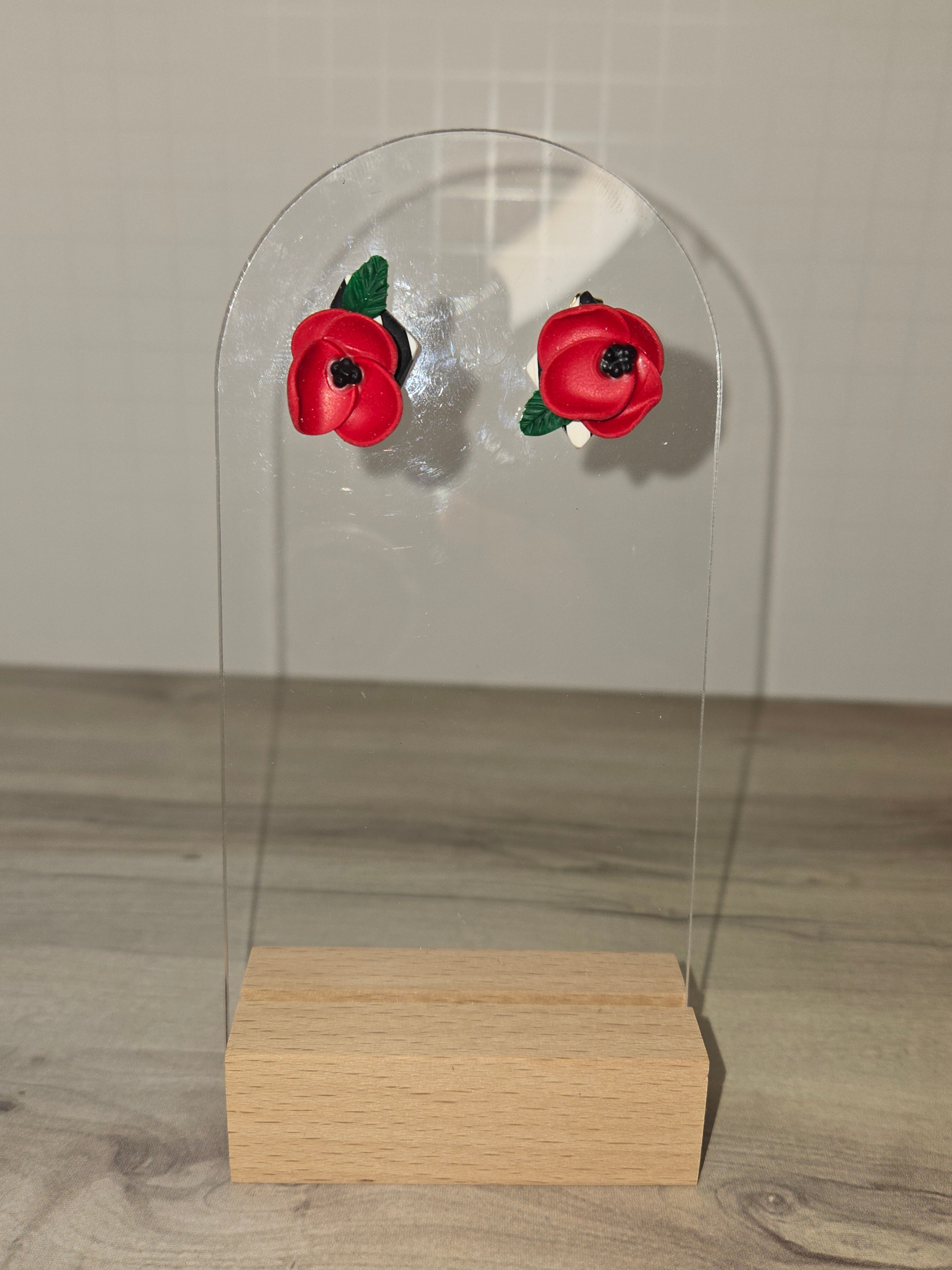 Mini Poppy Studs