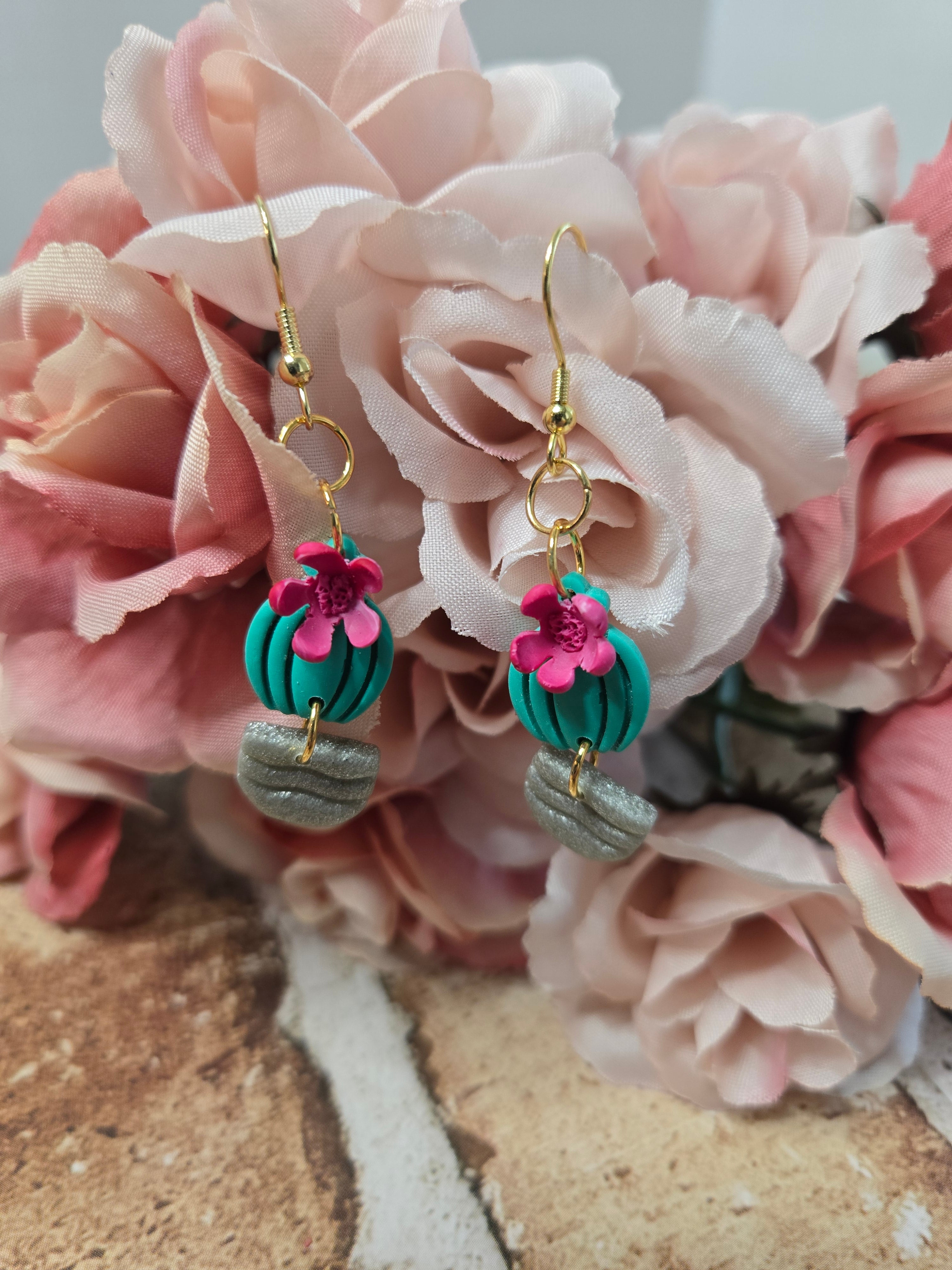 Cactus with Flower Dangles