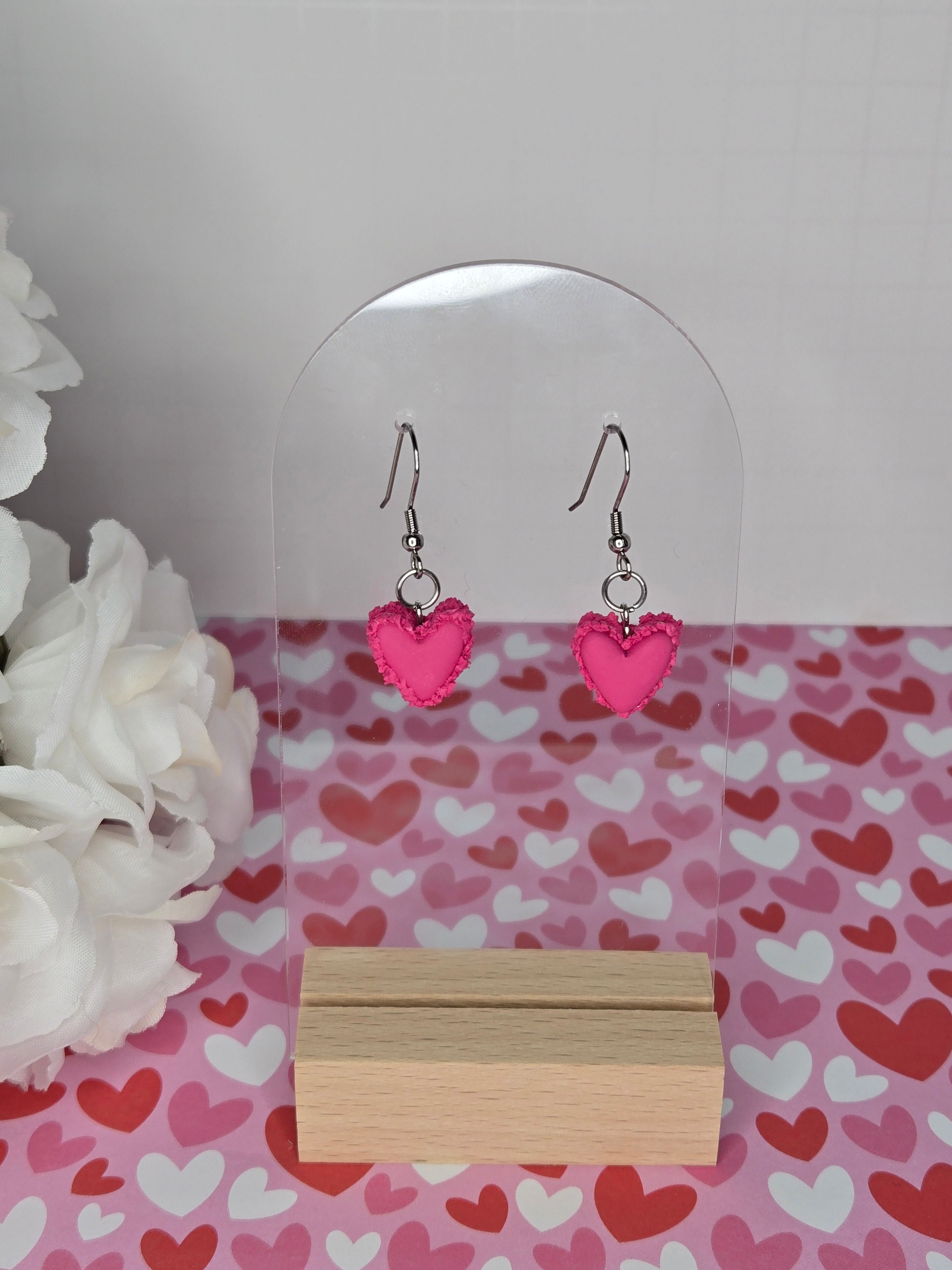Heart Macaron Dangles