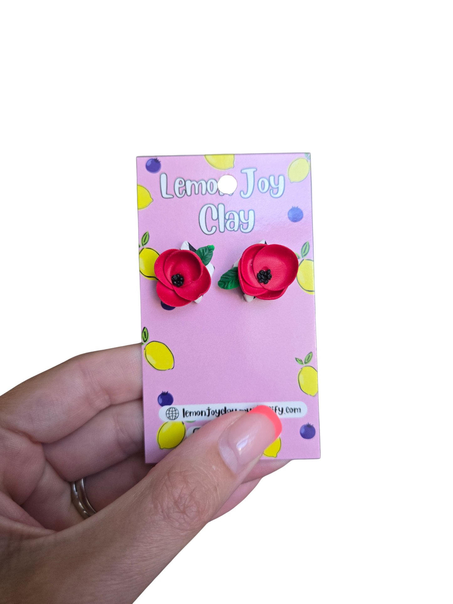 Mini Poppy Studs