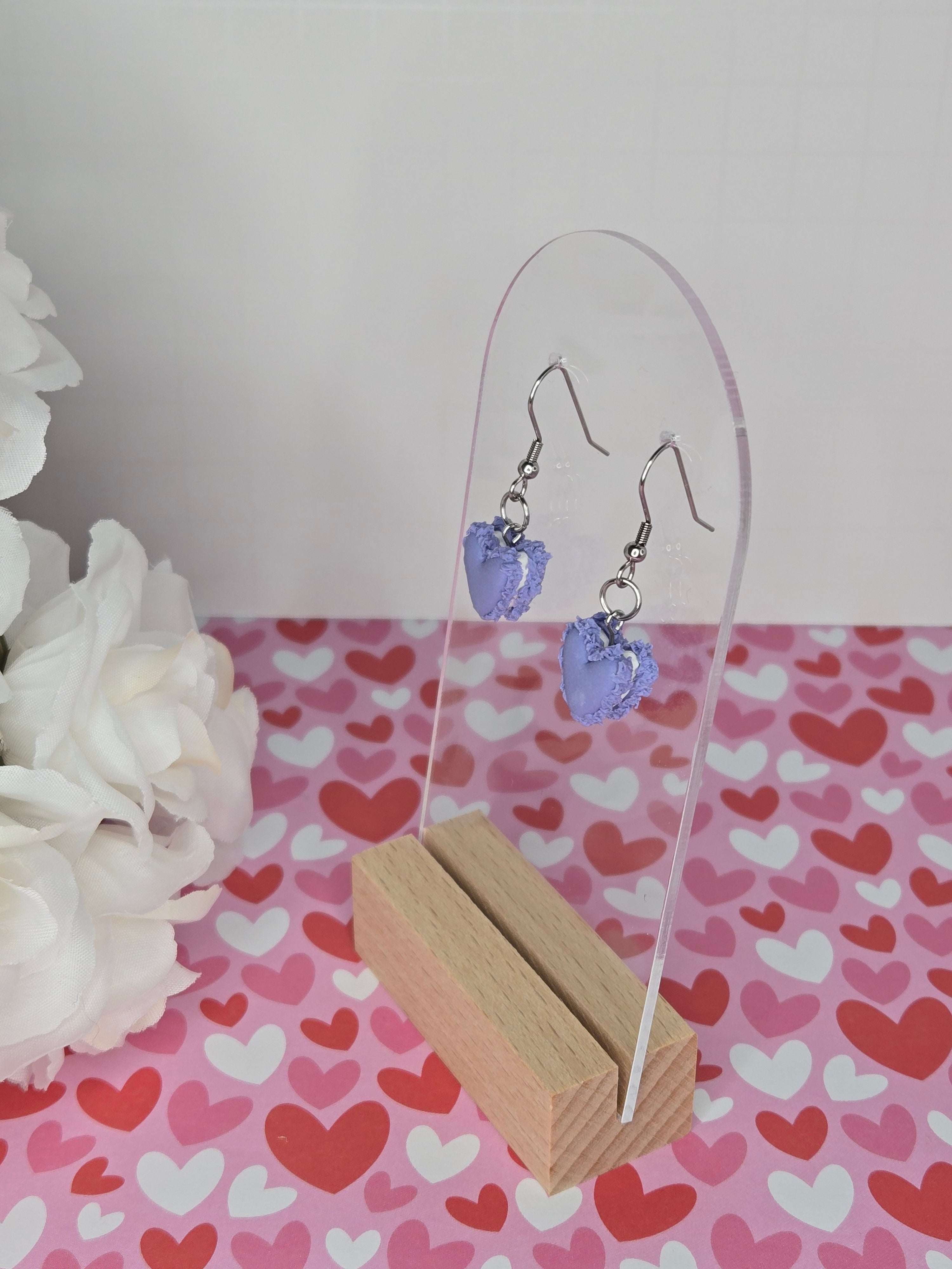 Heart Macaron Dangles