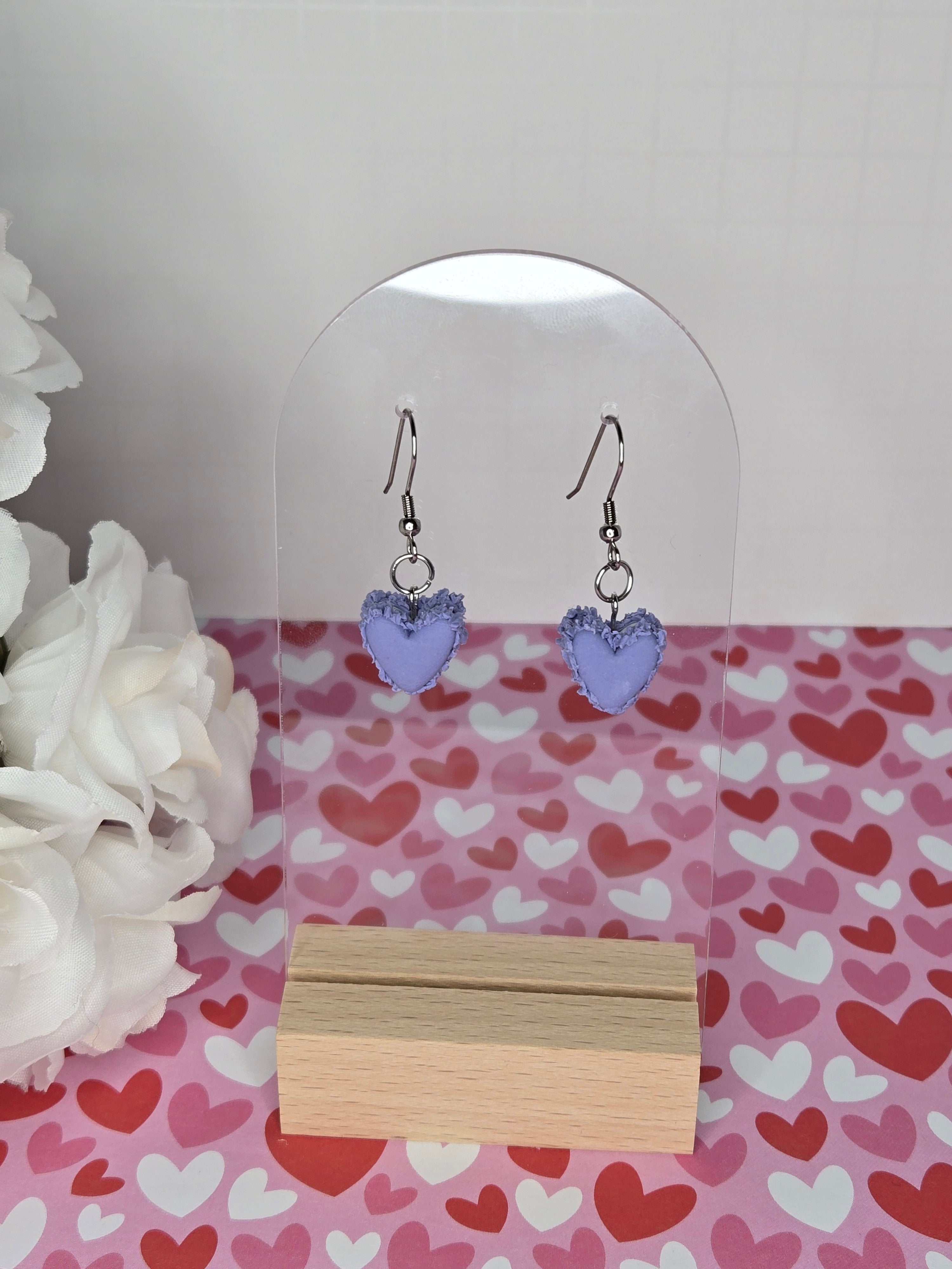 Heart Macaron Dangles