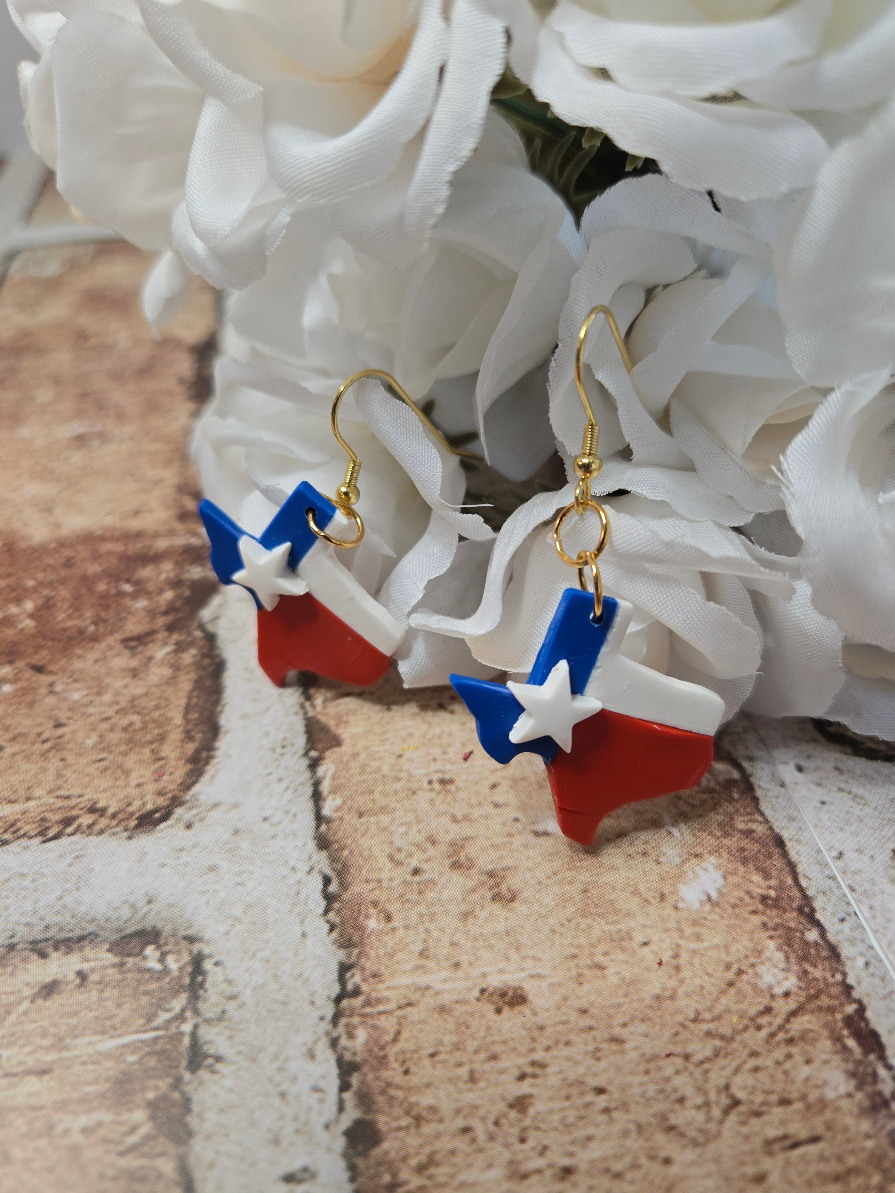 Texas Flag Dangles