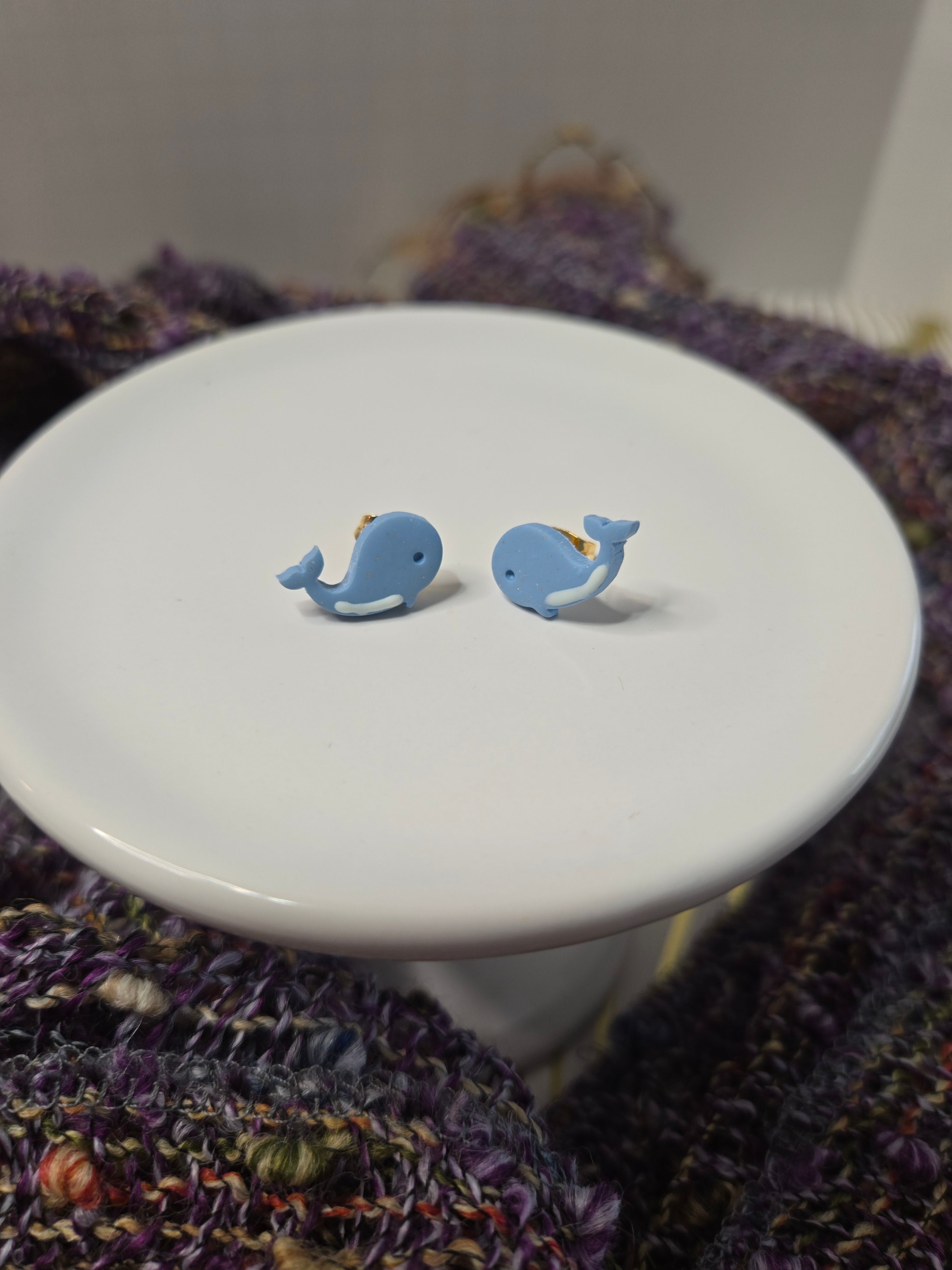 Whale Studs